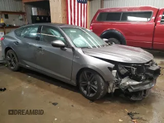 2024 Acura Integra Technology with VIN 19UDE4G79RA016395, listed as a Copart auction lot 78381004 with 7,458 mi miles and Salvage title. Bid and sale history available at DreamBid. Image 4.