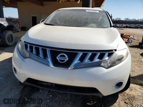 2010 Nissan Murano S with VIN JN8AZ1MU5AW007798, listed as a Copart auction lot 48415985 with 135,193 mi miles and Salvage Title. Bid and sale history available at carsss.com. Image 5.