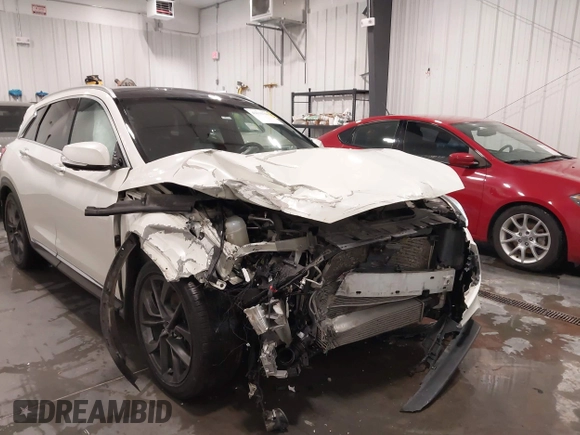 2019 Infiniti QX50 Luxe with VIN 3PCAJ5M38KF117624, listed as a IAAI auction lot 41630700 with 116,887 mi miles and . Bid and sale history available at DreamBid. Image 6.