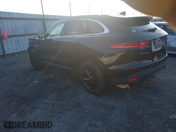 2017 Jaguar F-Pace 35t Prestige with VIN SADCK2BV9HA890245, listed as a IAAI auction lot 41490972 with 135,024 mi miles and . Bid and sale history available at DreamBid. Image 3.