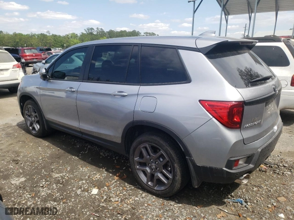 2022 Honda Passport EX-L with VIN 5FNYF7H5XNB006441, listed as a Copart auction lot 46358273 with 17,067 mi miles. Bid and sale history available at carsss.com. Image 2.