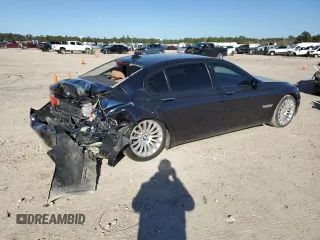 2010 BMW 7 Series 750Li with VIN WBAKB8C58ACY63182, listed as a Copart auction lot 87037964 with 83,484 mi miles and Salvage title. Bid and sale history available at DreamBid. Image 3.