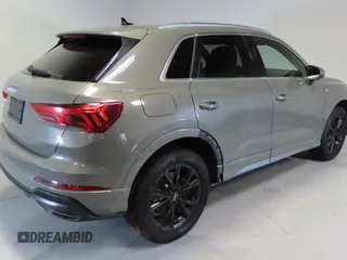 2021 Audi Q3 S line Premium with VIN WA1DECF39M1153959, listed as a Copart auction lot 55340785 with 30,830 mi miles and Salvage Title. Bid and sale history available at DreamBid. Image 3.