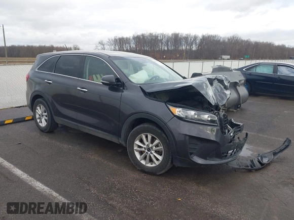 2019 Kia Sorento L with VIN 5XYPG4A32KG510776, listed as a IAAI auction lot 41716252 with 129,725 mi miles and . Bid and sale history available at carsss.com. Image 1.