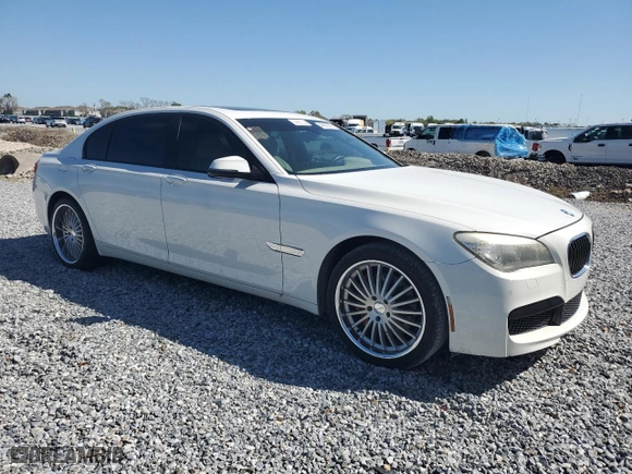 2013 BMW 7 Series 740Li with VIN WBAYE4C52DD136841, listed as a Copart auction lot 48608895 with 99,436 mi miles and Clean Title. Bid and sale history available at carsss.com. Image 4.