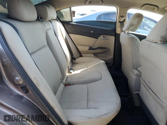2015 Honda Civic LX with VIN 2HGFB2F55FH528190, listed as a Copart auction lot 51872405 with 175,179 mi miles and Salvage Title. Bid and sale history available at carsss.com. Image 10.