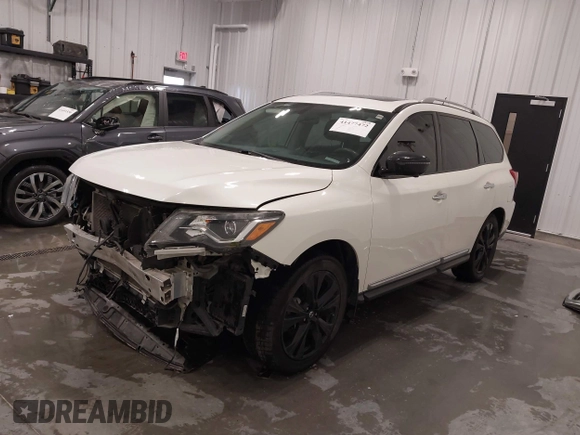 2017 Nissan Pathfinder SV with VIN 5N1DR2MN2HC658577, listed as a IAAI auction lot 41477472 with 40,231 mi miles and . Bid and sale history available at DreamBid. Image 19.