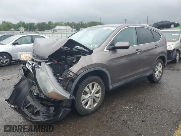 2014 Honda CR-V EX z VIN 5J6RM4H57EL085051, wystawiony jako Copart lot #56762055 z przebiegiem 125 956 mil mil oraz Szkody całkowita. Historia ofert i sprzedaży dostępna na DreamBid. Obrazek 1.