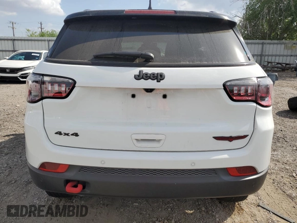 2024 Jeep Compass Trailhawk with VIN 3C4NJDDN5RT579213, listed as a Copart auction lot 50369785 with 5,333 mi miles and Salvage title. Bid and sale history available at DreamBid. Image 6.