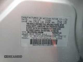 2020 Nissan Kicks SV with VIN 3N1CP5CV5LL484299, listed as a Copart auction lot 79484214 with 77,315 mi miles and Salvage Title. Bid and sale history available at DreamBid. Image 13.