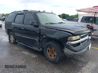 2005 Chevrolet Tahoe Z71 z VIN 1GNEC13T95R130152, wystawiony jako IAAI lot #40253557 z przebiegiem Nie podano mil oraz . Historia ofert i sprzedaży dostępna na DreamBid. Obrazek 1.