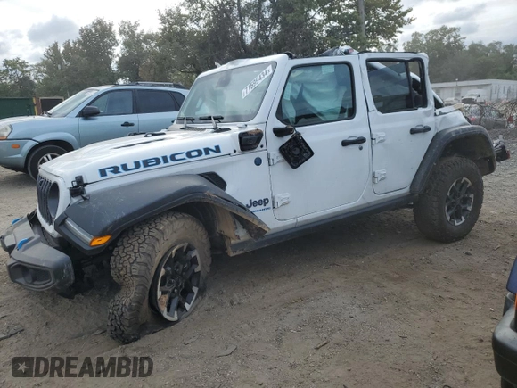 2024 Jeep Wrangler Rubicon with VIN 1C4RJXR67RW171200, listed as a Copart auction lot 71599434 with Not Provided miles and Salvage Title. Bid and sale history available at DreamBid. Image 1.