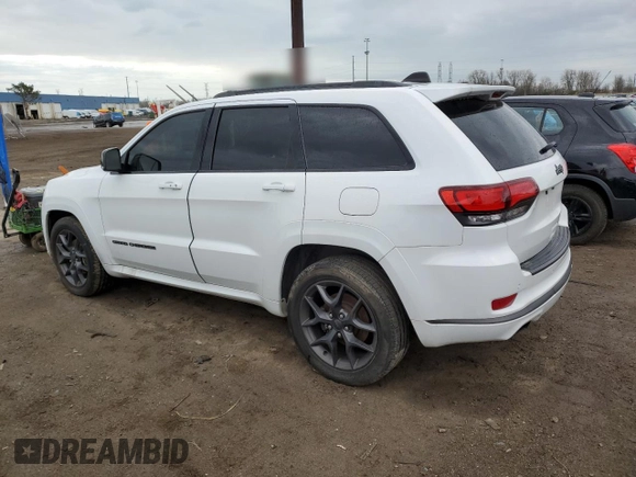 2020 Jeep Grand Cherokee Limited X z VIN 1C4RJFBG1LC418717, wystawiony jako Copart lot #52702155 z przebiegiem 44 791 mil mil oraz Szkoda całkowita • Salvage title. Historia ofert i sprzedaży dostępna na DreamBid. Obrazek 2.