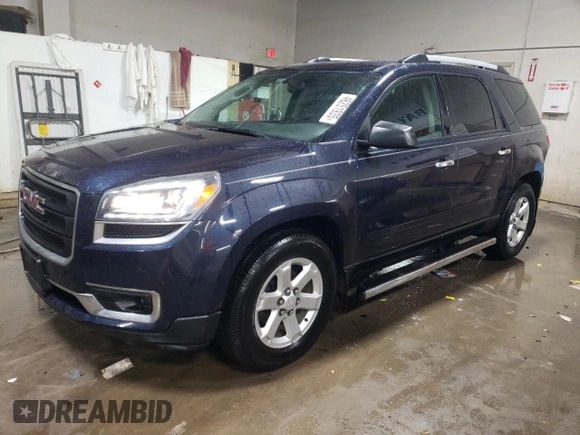2016 GMC Acadia SLE with VIN 1GKKRPKD1GJ194571, listed as a Copart auction lot 46251935 with 145,476 mi miles and Salvage Title. Bid and sale history available at carsss.com. Image 1.