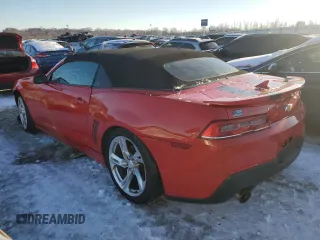 2015 Chevrolet Camaro LT with VIN 2G1FF3D37F9255198, listed as a Copart auction lot 88088185 with 107,736 mi miles and Clean Title. Bid and sale history available at carsss.com. Image 2.