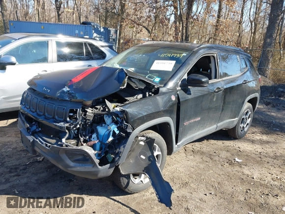 2022 Jeep Compass Trailhawk с VIN 3C4NJDDB2NT195468, выставлен на аукционе IAAI как лот 41591739 с пробегом 40 584 миль миль и . История ставок и продаж доступна на DreamBid. Изображение 2.