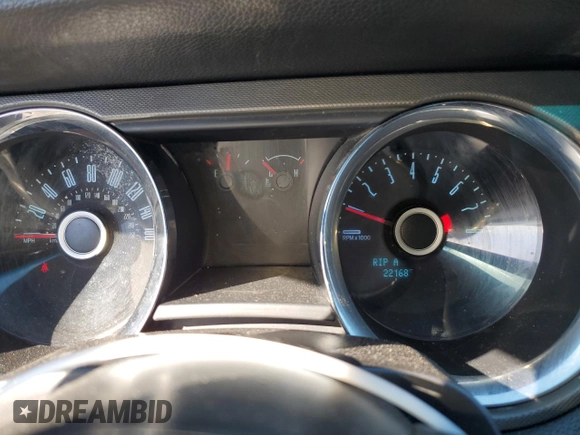 2014 Ford Mustang V6 with VIN 1ZVBP8AM2E5306175, listed as a Copart auction lot 47116815 with 221,685 mi miles and Salvage Title. Bid and sale history available at carsss.com. Image 9.