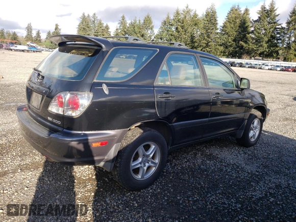 2001 Lexus RX 300 with VIN JTJHF10U110169565, listed as a Copart auction lot 81004264 with 200,863 mi miles and Clean Title. Bid and sale history available at carsss.com. Image 3.