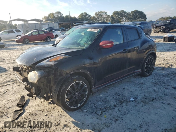 2015 Nissan Juke SV with VIN JN8AF5MV9FT564893, listed as a Copart auction lot 72937033 with 173,717 mi miles and Salvage Title. Bid and sale history available at DreamBid. Image 1.