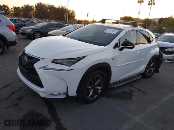 2017 Lexus NX with VIN JTJYARBZ1H2082060, listed as a IAAI auction lot 41129269 with 64,815 mi miles. Bid and sale history available at carsss.com. Image 2.