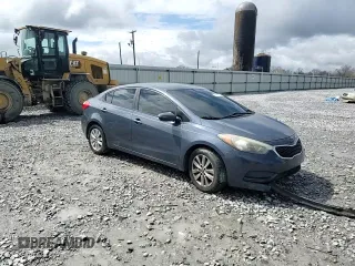 2014 Kia Forte LX with VIN KNAFX4A64E5179652, listed as a Copart auction lot 47817005 with 0 mi miles and Salvage Title. Bid and sale history available at carsss.com. Image 11.