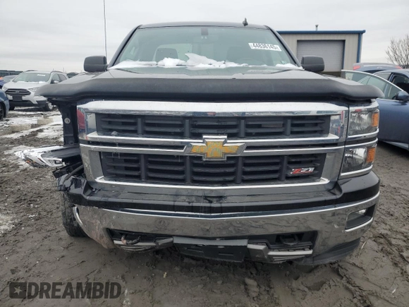 2014 Chevrolet Silverado 1500 LT with VIN 1GCVKREC7EZ258672, listed as a Copart auction lot 44836145 with 155,420 mi miles and Salvage Title. Bid and sale history available at carsss.com. Image 5.