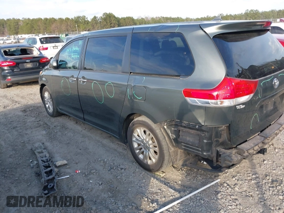 2012 Toyota Sienna XLE AAS with VIN 5TDYK3DC7CS276681, listed as a IAAI auction lot 41520303 with 183,511 mi miles and . Bid and sale history available at DreamBid. Image 3.