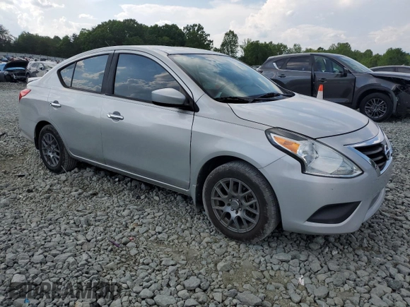 2017 Nissan Versa SV with VIN 3N1CN7AP8HK435276, listed as a Copart auction lot 55315955 with 84,854 mi miles and Salvage title. Bid and sale history available at DreamBid. Image 4.