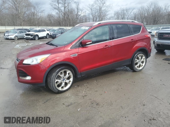 2015 Ford Escape Titanium with VIN 1FMCU0J94FUC07325, listed as a Copart auction lot 46539625 with 205,868 mi miles and Salvage Title. Bid and sale history available at DreamBid. Image 1.