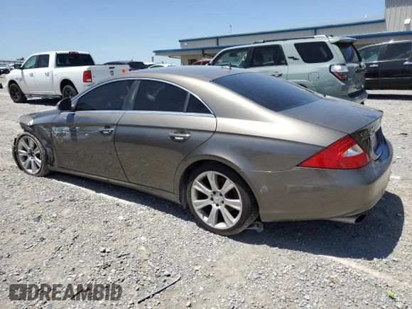 2008 Mercedes-Benz CLS-Class 5.5L with VIN WDDDJ72X18A122623, listed as a Copart auction lot 57078084 with 0 mi miles and Non Repairable. Bid and sale history available at carsss.com. Image 2.