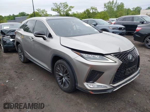 2020 Lexus RX 350 F Sport Performance with VIN 2T2YZMDAXLC234736, listed as a IAAI auction lot 42311426 with 55,955 mi miles and . Bid and sale history available at DreamBid. Image 1.