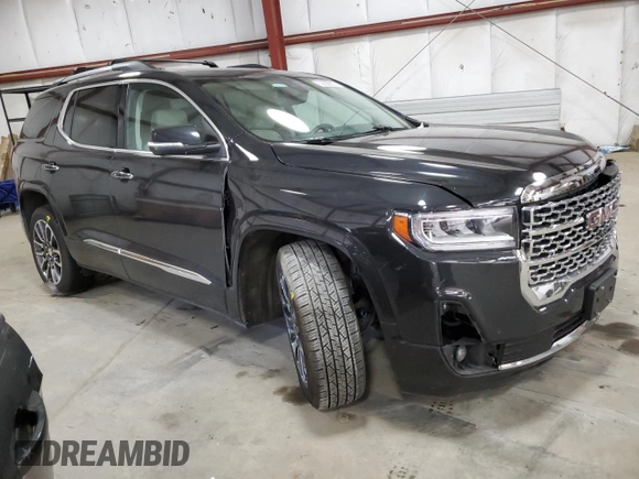 2020 GMC Acadia Denali with VIN 1GKKNPLS4LZ211495, listed as a Copart auction lot 62258655 with Not provided miles and Salvage title. Bid and sale history available at DreamBid. Image 4.