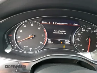 2016 Audi A6 3.0T Premium Plus with VIN WAUFGAFCXGN160524, listed as a Copart auction lot 40985503 with 47,575 mi miles. Bid and sale history available at carsss.com. Image 9.