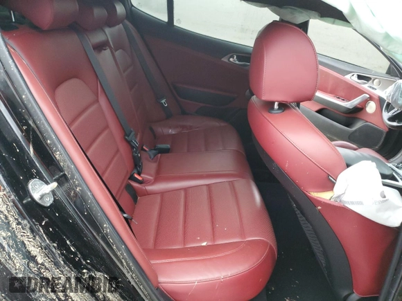 2018 Kia Stinger GT2 with VIN KNAE55LC8J6016646, listed as a Copart auction lot 87354104 with 75,610 mi miles and Salvage Title. Bid and sale history available at DreamBid. Image 10.