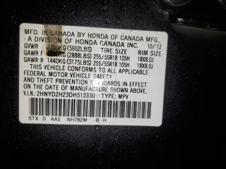 2013 Acura MDX with VIN 2HNYD2H23DH513330, listed as a Copart auction lot 45267435 with 221,749 mi miles and Non Repairable. Bid and sale history available at carsss.com. Image 14.