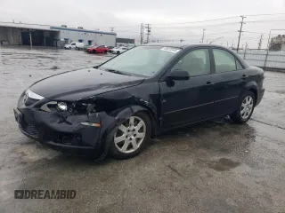 2006 Mazda 6 i with VIN 1YVFP80C465M00681, listed as a Copart auction lot 48023945 with 157,555 mi miles and Salvage Title. Bid and sale history available at carsss.com. Image 1.