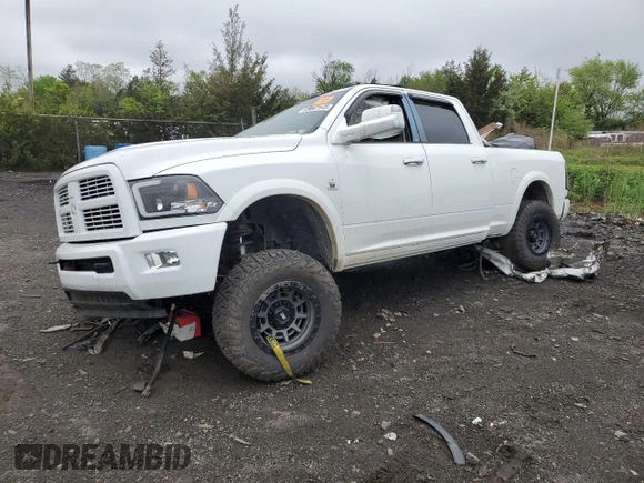 2011 Ram 2500 Laramie Longhorn with VIN 3D7UT2CL6BG636307, listed as a Copart auction lot 55602545 with 114,550 mi miles and Salvage title. Bid and sale history available at DreamBid. Image 1.