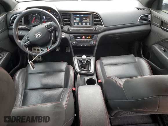2017 Hyundai Elantra Sport с VIN KMHD04LBXHU333439, выставлен на аукционе Copart как лот 50552165 с пробегом 127 386 миль миль и Списание • Salvage title. История ставок и продаж доступна на DreamBid. Изображение 8.