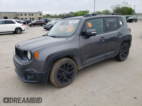 2017 Jeep Renegade Altitude with VIN ZACCJABB9HPG12010, listed as a Copart auction lot 51453125 with Not provided miles and Salvage title. Bid and sale history available at DreamBid. Image 1.