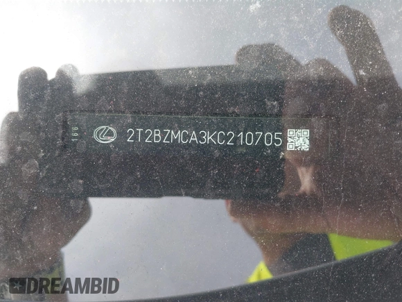 2019 Lexus RX 350 with VIN 2T2BZMCA3KC210705, listed as a IAAI auction lot 42094669 with 57,070 mi miles and . Bid and sale history available at DreamBid. Image 20.