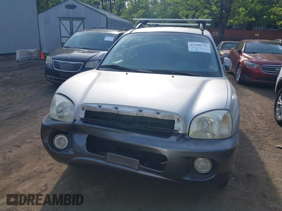 2006 Hyundai Santa Fe GLS with VIN KM8SC73D26U037877, listed as a IAAI auction lot 42180737 with 173,655 mi miles. Bid and sale history available at carsss.com. Image 6.