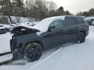 2021 Jeep Grand Cherokee Laredo z VIN 1C4RJKAG7M8201980, wystawiony jako Copart lot #44528435 z przebiegiem 36 302 mil mil oraz Szkoda całkowita • Salvage title. Historia ofert i sprzedaży dostępna na DreamBid. Obrazek 1.