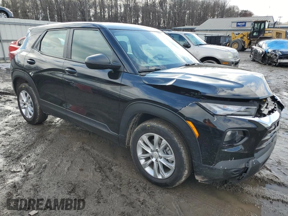 2021 Chevrolet TrailBlazer LS with VIN KL79MMS24MB160407, listed as a Copart auction lot 37334654 with 9,100 mi miles. Bid and sale history available at carsss.com. Image 4.