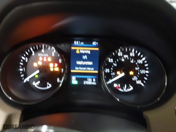 2020 Nissan Rogue S with VIN 5N1AT2MV7LC779098, listed as a IAAI auction lot 41498635 with 37688 miles. Bid and sale history available at carsss.com. Image 7.