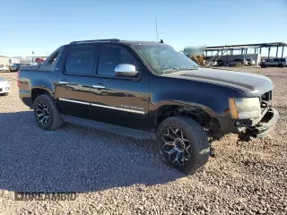 2010 Chevrolet Avalanche LTZ with VIN 3GNVKGE04AG277286, listed as a Copart auction lot 79065174 with 107,186 mi miles and Salvage Title. Bid and sale history available at DreamBid. Image 4.