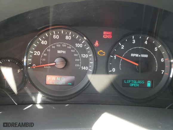 2006 Jeep Grand Cherokee Laredo with VIN 1J4GS48K76C155636, listed as a Copart auction lot 50381865 with 169,004 mi miles and Salvage Title. Bid and sale history available at carsss.com. Image 9.
