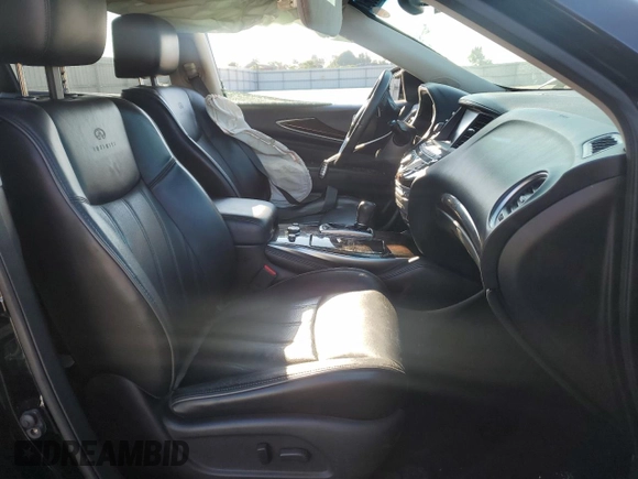 2013 Infiniti JX35 with VIN 5N1AL0MM9DC313959, listed as a Copart auction lot 64999564 with 183,465 mi miles and Salvage Title. Bid and sale history available at carsss.com. Image 7.
