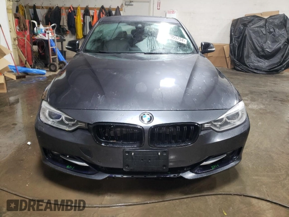 2013 BMW 3 Series 335i xDrive with VIN WBA3B9C53DF586227, listed as a Copart auction lot 82055754 with 161,371 mi miles and Salvage title. Bid and sale history available at DreamBid. Image 5.
