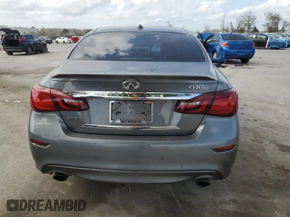 2015 Infiniti Q70 z VIN JN1BY1PR9FM831870, wystawiony jako Copart lot #46022015 z przebiegiem 144 553 mil mil oraz Szkoda całkowita • Salvage title. Historia ofert i sprzedaży dostępna na DreamBid. Obrazek 6.