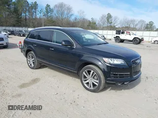 2013 Audi Q7 3.0T Premium Plus with VIN WA1LGAFE1DD002592, listed as a IAAI auction lot 41710303 with 160,696 mi miles. Bid and sale history available at carsss.com. Image 1.